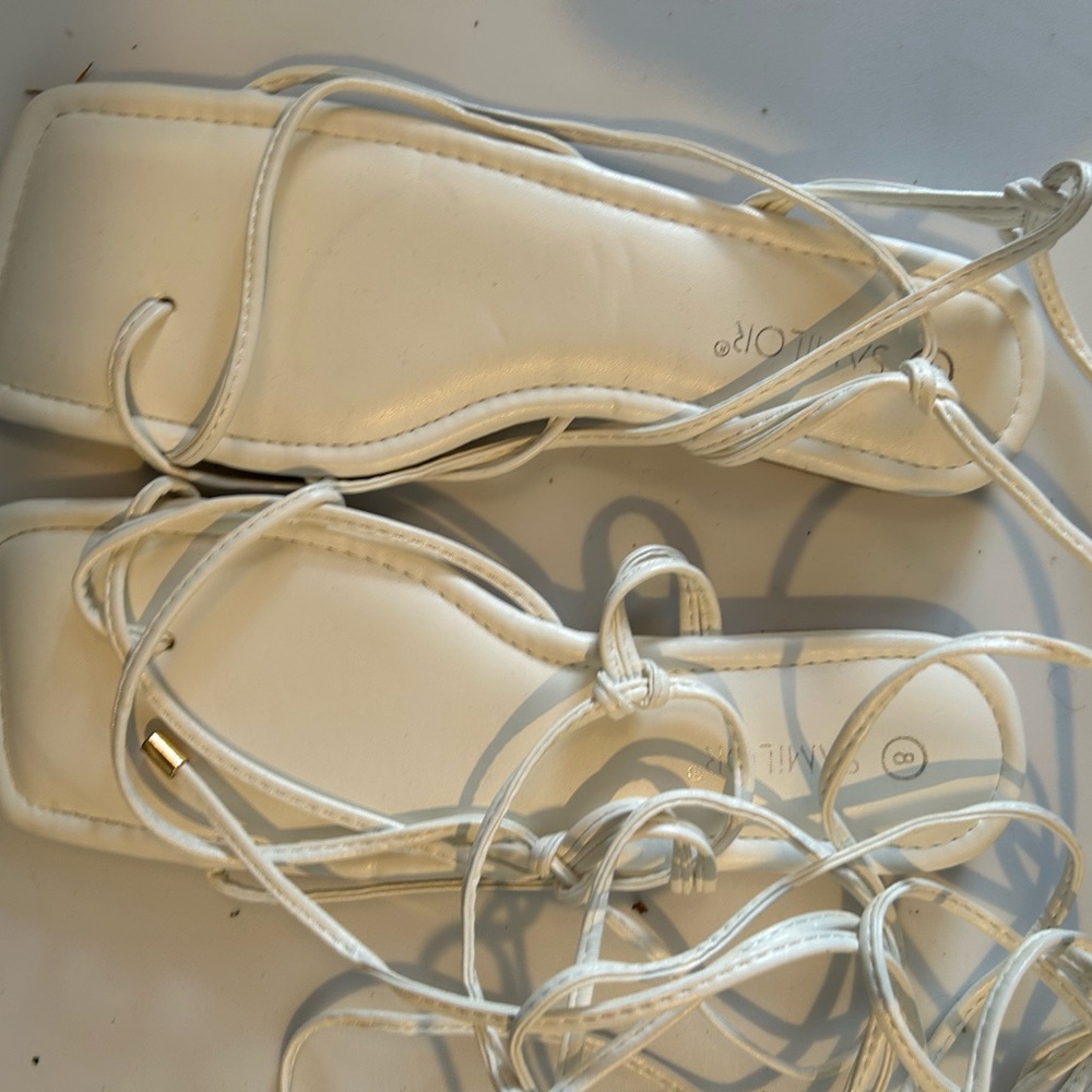 Stylish White Sandals